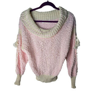 Vintage Mazi of LaJolla sweater size Medium? Tassels on sleeves